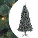 vidaXL Sapin de Noël artificiel avec set de boules pré-éclairées Vert 150 cm PET