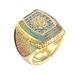 Guess JUMR05034JWYGMC64 Bague Homme Lion King Taille de bague 64