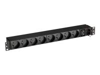 Eaton FlexPDU 8 FR Energiedistributie-eenheid (PDU) Zwart