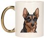 Bellatio Decorations Cadeau mok voor honden liefhebbers - Mechelse Herdershond - goud - Cartoon