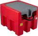 OEM Shenzhen Haorui Industrial Technology Co., Ltd. Draagbaar Dieseltank - Mobiel Tanksysteem - Mobiel dieseltankstation 140W - Rood/Grijs
