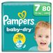 Pampers Baby-Dry Taille 7 Mega Pack 80 pièces