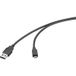 Renkforce RF-6830436 USB-kabel USB 2.0 USB-A stekker, USB-micro-B stekker 5.00 m Zwart