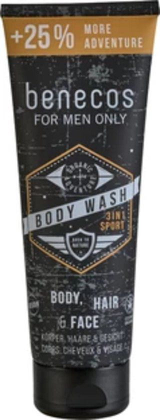 Benecos Douchegel For Men 3-In-1 Sport - 250 ml