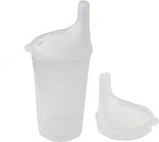 Sundo Drinkbeker met Lange tuit deksel 4 en 8 mm - Transparant