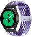 By Qubix Qubix - Braided nylon bandje - Lichtpaars / paars - geschikt voor Huawei Watch GT 6 / GT 7 / GT 6 pro / GT 7 pro - 46mm