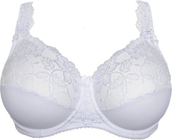 PLAISIR by Ulsoe Plaisir Beate beugel BH wit 80I - grote maten met draagcomfort