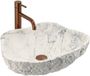 Rea Isla Marlo Imitatiesteen Wastafel 49x37x14cm