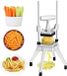 Merkloos Chopper de légumes et fruits 1/4 ″ Lame Heavy Duty Professionnel Dicer Chattex Coupe-frites Coupe-oignon Inox pour tomates poivrons pommes de terre champignons