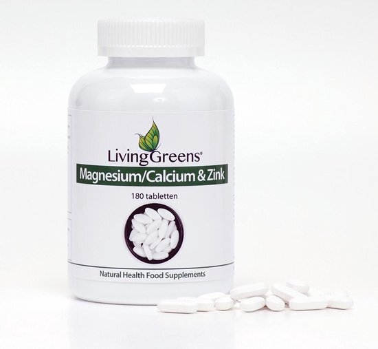 Livinggreens Magnesium calcium zink 180 TB