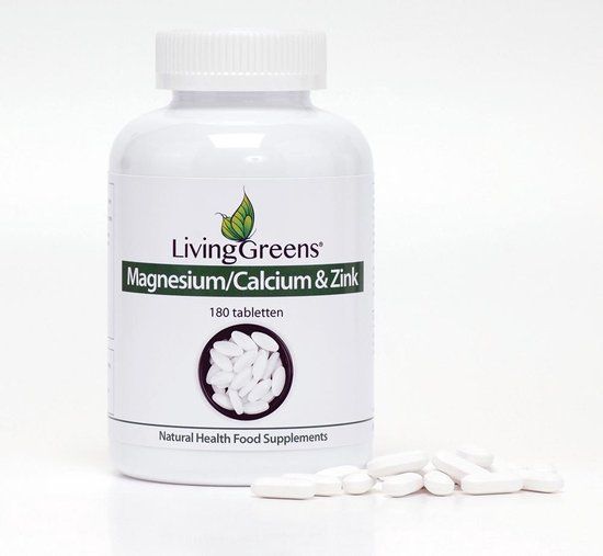 LivingGreens Magnesium Calcium Zink - 180 Tabletten