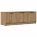 VidaXL TV-meubel 102x35x36,5 cm bewerkt hout artisanaal eikenkleur