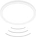 B.K.Licht Move - Plafondlamp LED - Éclairage de salle de bain - IP44 - Plafonnier avec détecteur de mouvement - Ø24 x 3 cm - Blanc