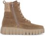 Gabor - Dames - Enkellaarsjes - Beige - Imitatieleer/Leer