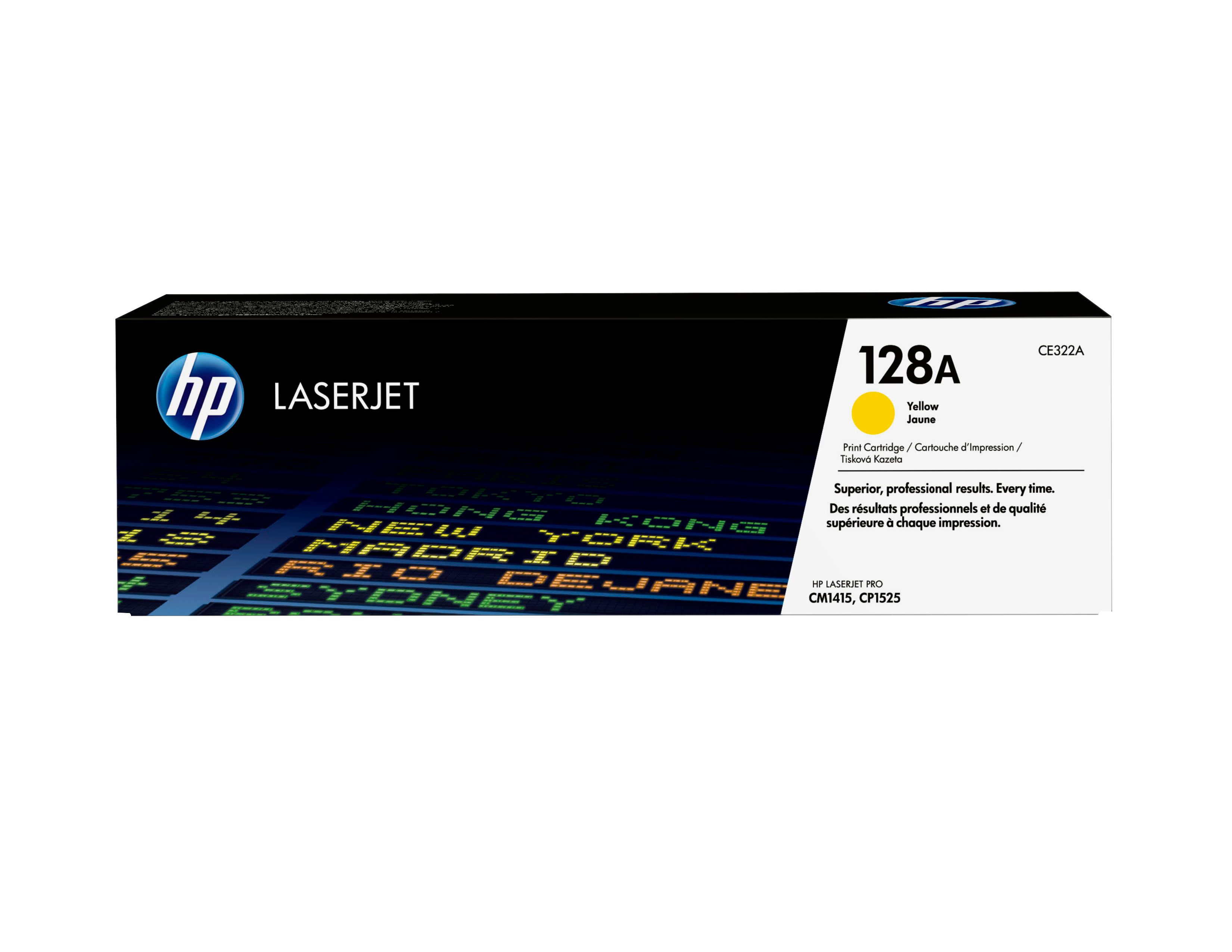 HP 128A Original Yellow Toner Cartridge