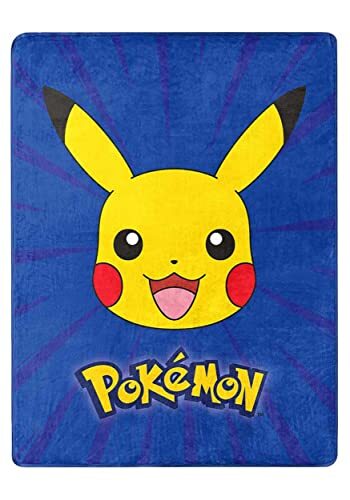 Northwest Northwest Gooi deken, Polyester, Pokemon Burst Pika, 46 "x 60\