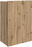 vidaXL Wandkast 66 x 34,5 x 92 cm Bewerkt hout Artisanaal eiken
