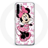 Minnie Mouse Hoesje voor Huawei P30 Schattig Roze Cartoon Etui