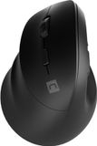 Natec Vertical Mouse Crake 2 Wireless 2400DPI Bluetooth 5.2 + 2.4GHz Zwart