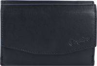 Esquire Nieuw Zijde Portemonnee Leer 11 cm - Unisex - Horizontaal - zwart
