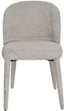 Vente-unique Set van 2 stoelen in getextureerde stof - Beige - MUKLEA