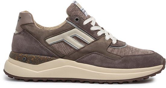 Floris van Bommel de Trikker 01.01 SFM-10236-34-01 TAUPE Lage sneakers Mannen Suède G½