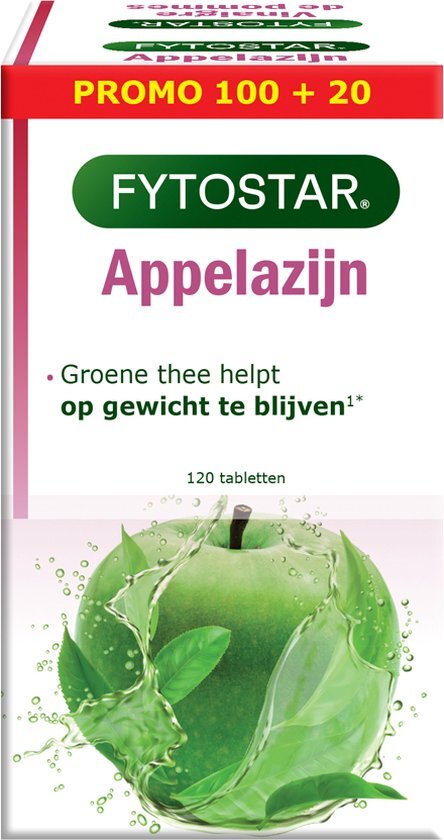 Fytostar Appelazijn 1200 Afslankpillen 100+20st