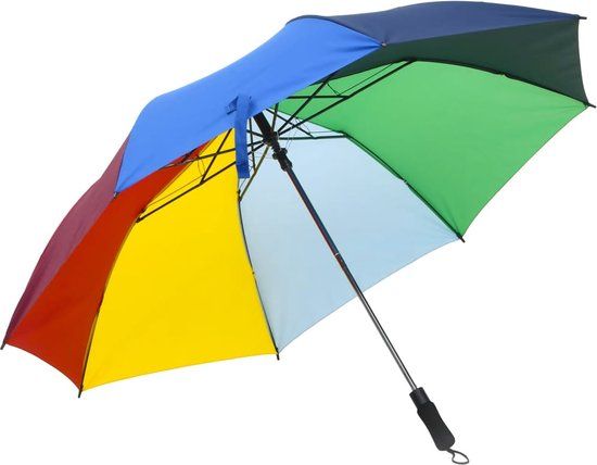 vidaXL Paraplu automatisch inklapbaar 124 cm meerkleurig