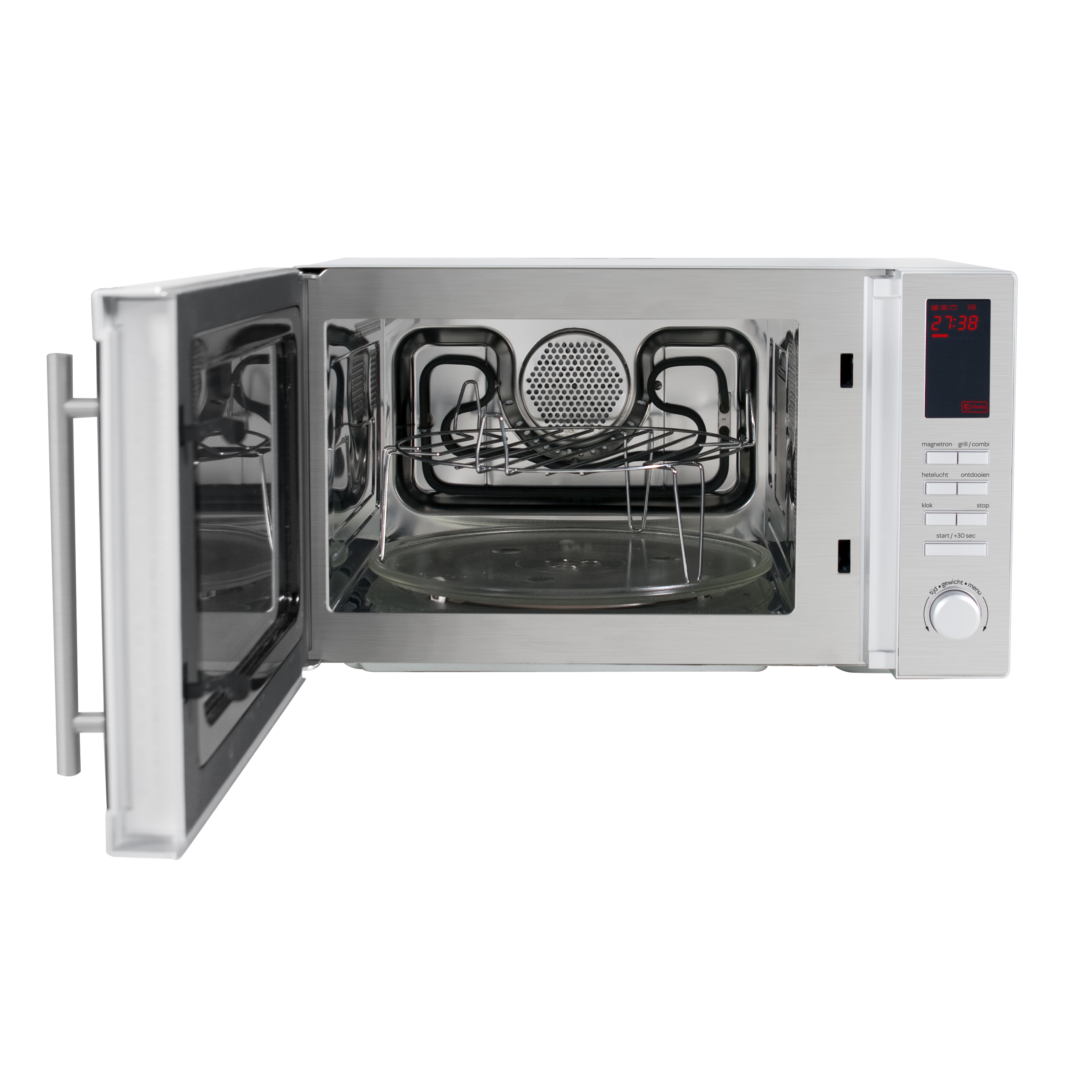 Inventum MN255C Combination Microwave - 25L, 900W, Stainless Steel