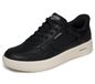 Skechers Arch Fit Court Break Comfortabele herensneakers, Zwart Dura lederen mesh, 42 EU
