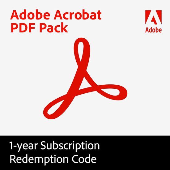 Adobe Acrobat PDF Pack - 12 maanden/1 apparaat - PC Download