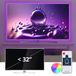RexTech TV backlight set met 2 RGB strips tot 32 inch