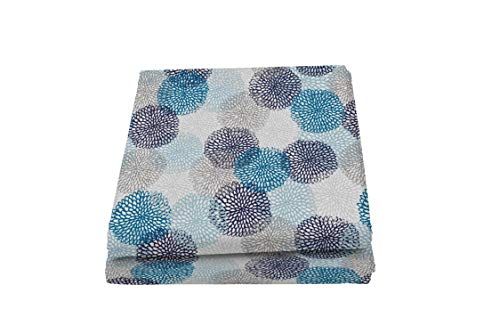 Italian Bed Linen Douchekop Blauw Bedrukt 1-Zits Microvezel