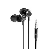 Energy Sistem Metallized in-ear headphone (microphone, 3.5 mm jack plug, aluminium, recycled plastic), black