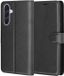 Techsuit Hoesje geschikt voor Samsung Galaxy A37/A36 - Leather Folio Book Wallet Case - Zwart
