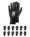 Harmon RS SAFE TEC BLACK Montagehandschoenen van nylon met ruwe latexcoating