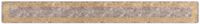 vidaXL - Tapijt - Runner - MARSA - Grijs en Goud - 50 x 450 cm - Polyester en PVC