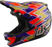 Troy Lee Designs D4 Carbon MIPS Casque de descente - Or/Noir/Violet/Orange XXL