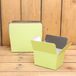 Bonbon doosjes - Chocolade doosje - Pastel groen LAAG - 24 stuks