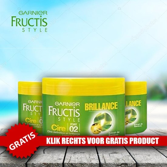 Garnier Fructis Style Brillance Haarwax 75ml - Cire 02 - 3 Pack Voordeelverpakking + Gratis Oral Care Kit