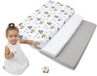 Medi Partners 3pcs. Hoeslaken voor een Babybedje 60x120 cm 100% Katoenen babybeddengoed kindermatras slaapzak