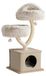 Poteau griffoir Arbre à chat - Modèle branches 95 cm - Sisal - Peluche - Avec grot