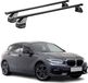 Menabo dwarsbalken pour BMW Serie 1 F40 (2019-2024), acier inoxydable, noir