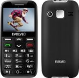 EVOLVEO EasyPhone XR, téléphone pour seniors avec support de charge, 2.3" 320 x 240/1xSIM/0.3Mpx/microSDHC/1000 mAh/noir