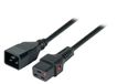 EFB Elektronik EK607SW.3 Voedingskabel C19-C20 IEC Lock Zwart 3 meter