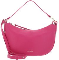 Coccinelle Leren Handtas Schoudertas C-Easy Handle Bag New Fucsia Paars