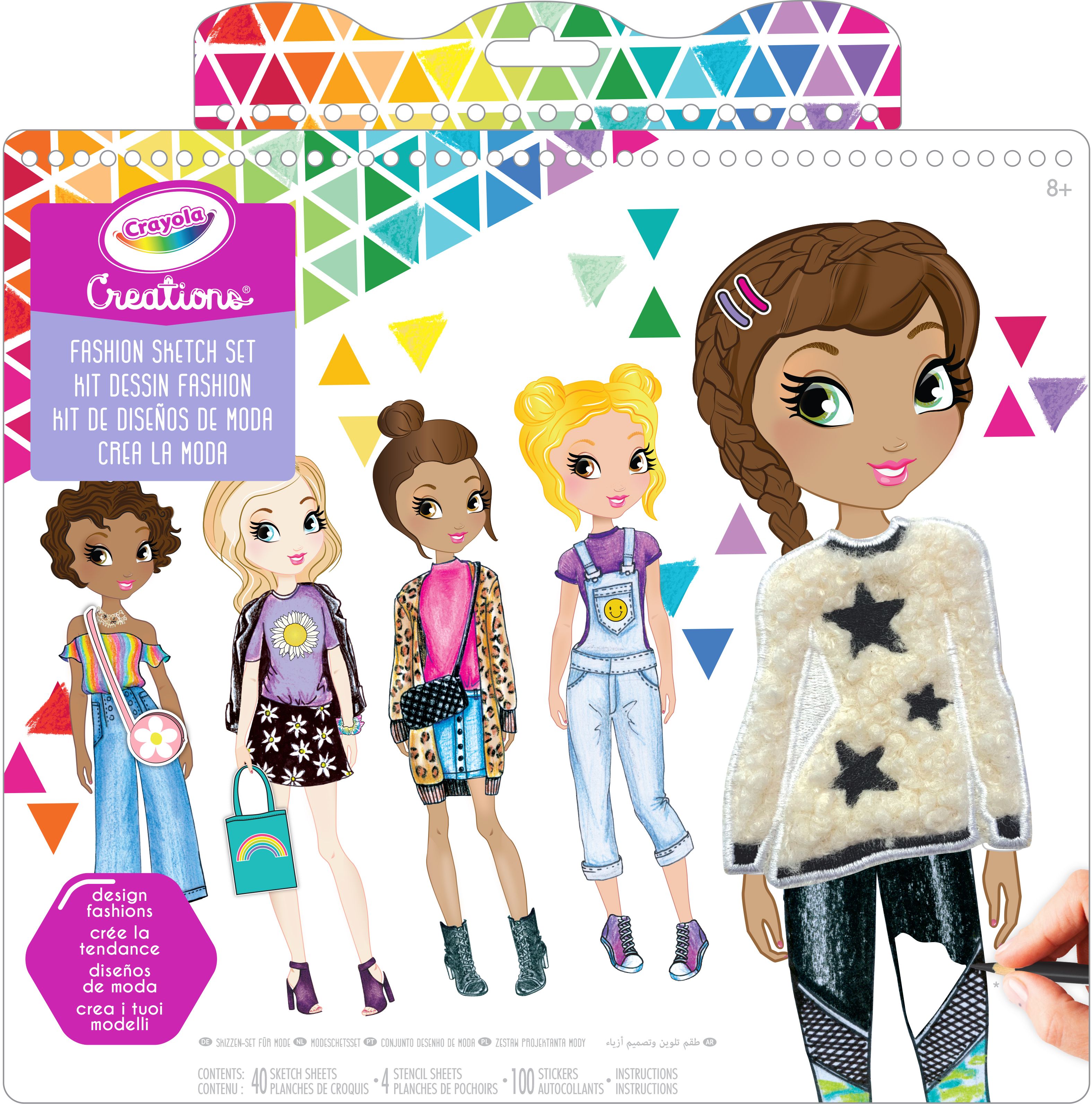 Crayola Creations Fashion Super Schetsboek - 04-1178