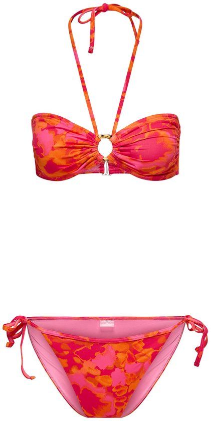 ONLY Bikini set ONLJULIETTA-MARSEILLE Dierenprint Wild Orchid