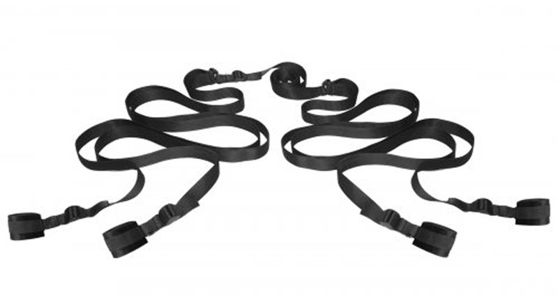 Frisky Bondage-set aan het bed - zwart