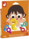 Janod - Mijn eerste krijtjes - Set van 6 waskrijtjes